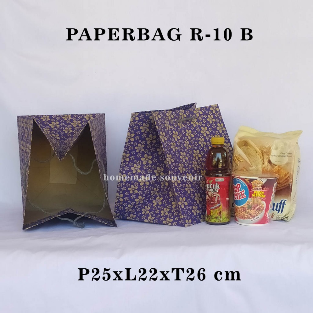 

(Motif Random) Paperbag R10 B Motif 1 Warna Ukuran 25x22x26 cm Isi 1 Pcs / Paper Bag Motif 1 Warna / Tas Kertas / Tas Souvenir / Tas Hajatan / Tas Kado / Tas Snack / Hand Bag / Nasi Box / Tas Baju