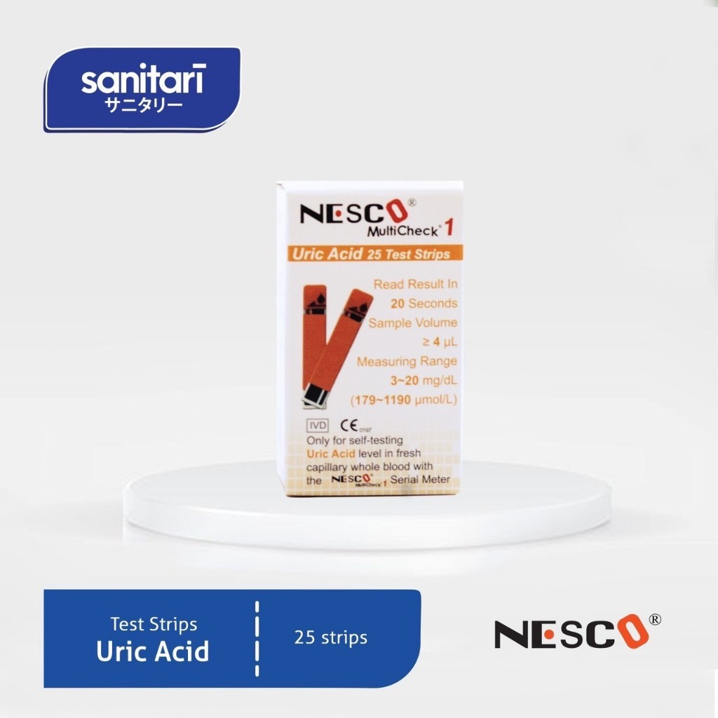 Strip Nesco Asam Urat Nesco Uric Acid Strip Asam Urat Nesco