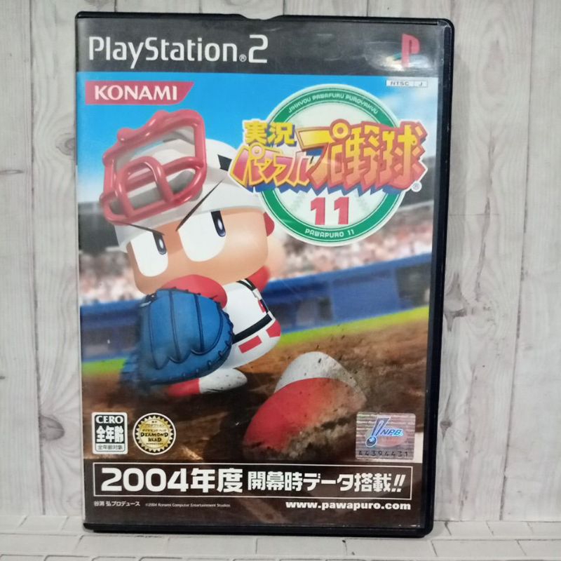 Cd Original ps2 Jikkyou Pawafuru Poruyakyu 11 Jpn Bahasa Jepang Box dan Cover Original