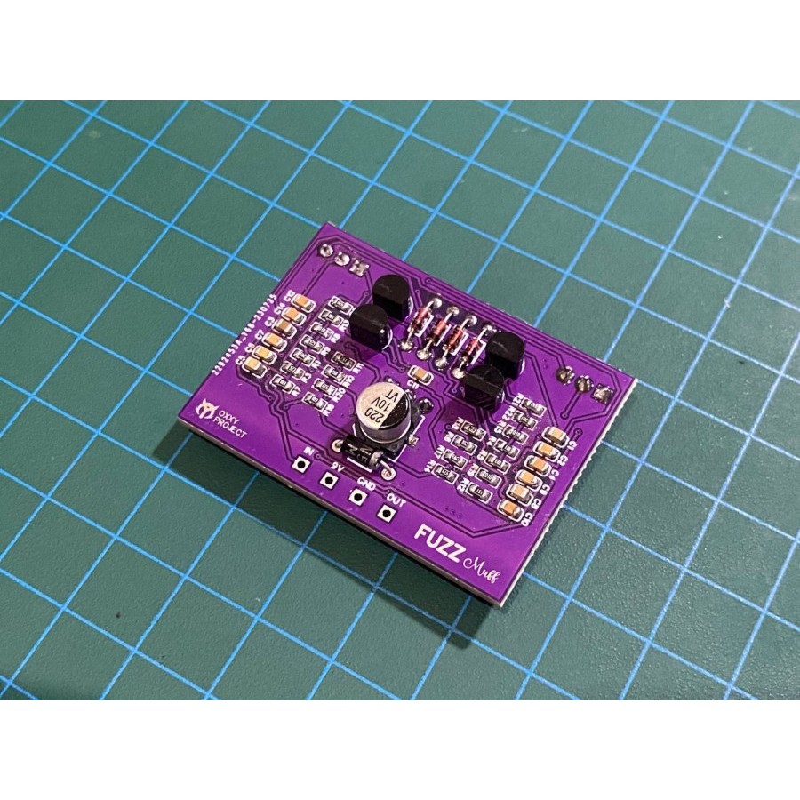 [OXXYAUDIO] Effect Guitar Fuzz Muff Based on Big Muff Pi Clone PCB efek Custom Box 1590B
