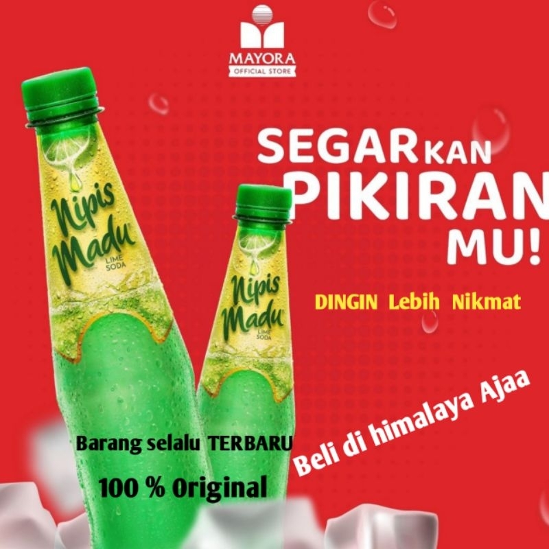 

Nipis madu Lime Soda 1 Karton isi 12 botol x 330 ml