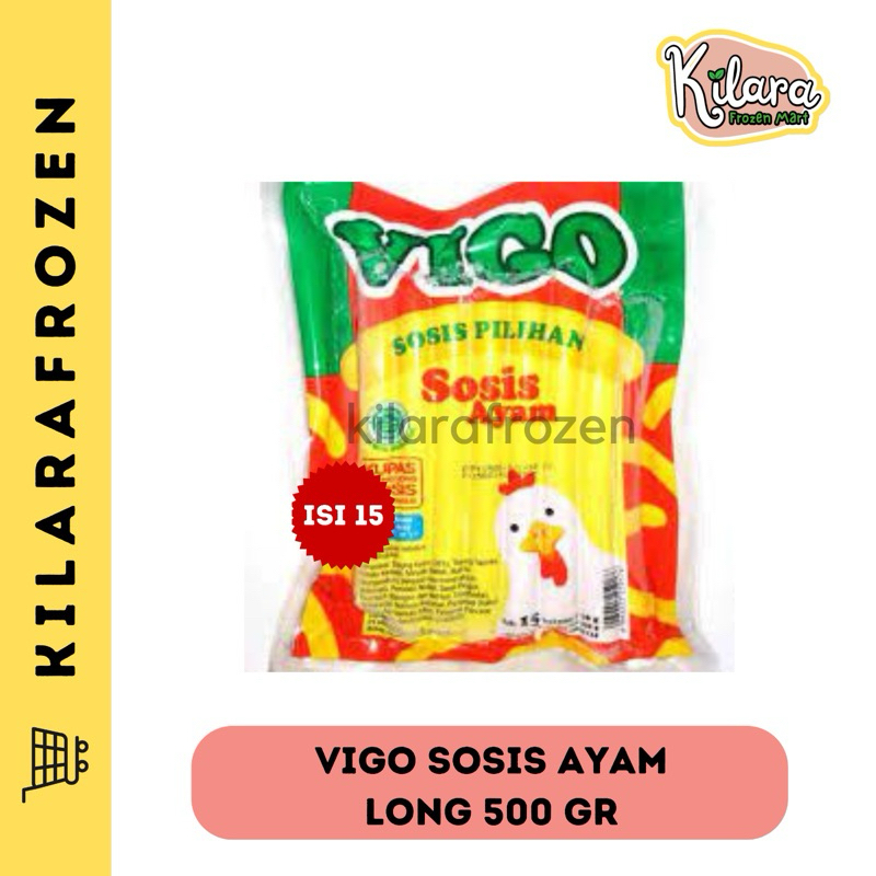

VIGO SOSIS AYAM ISI LONG ISI 15 - KILARA FROZEN MART