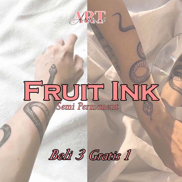 ART R68X Fruit Ink Tatto Semi Permanent Ular