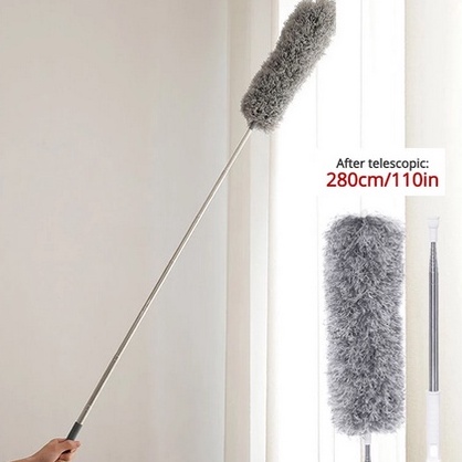 Kemoceng Microfiber magnet Debu Panjang 28cm Kemoceng Adjustable Extendable Bisa Ditekuk Kemoceng Bu