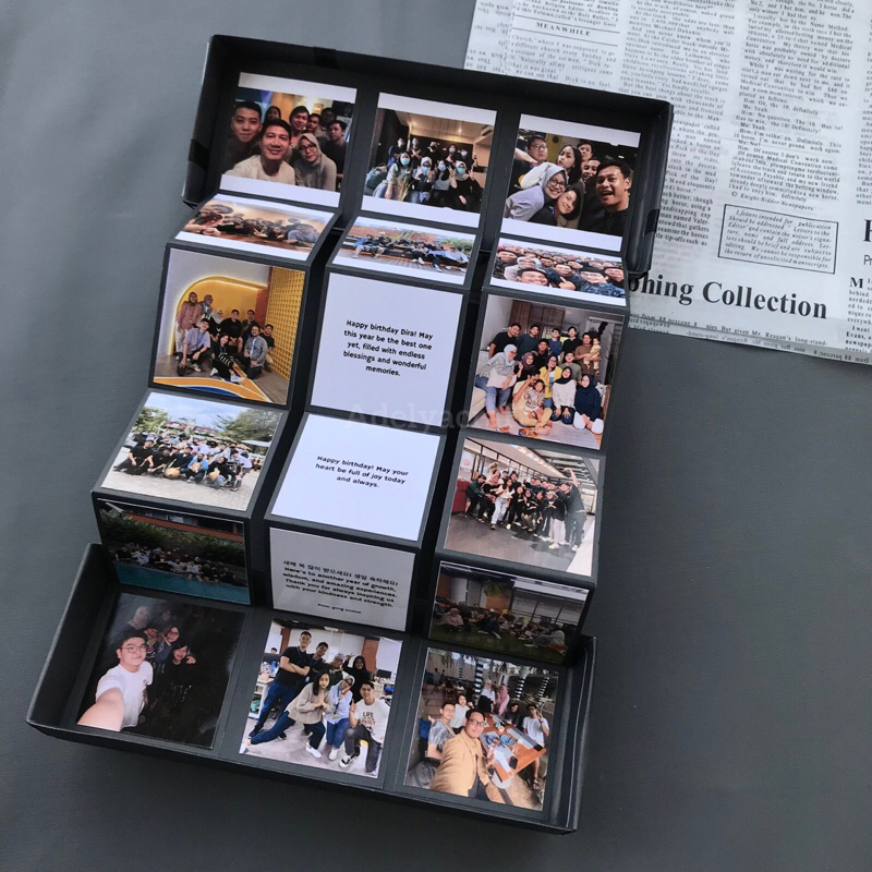 PHOTO ALBUM BOX untuk hadiah birthday, anniversary, valentine, dan momen spesial lainnya