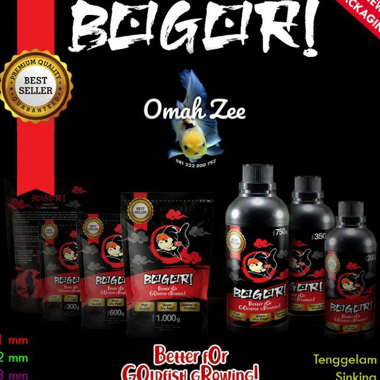 Pelet BOGOR Colour dan Growth