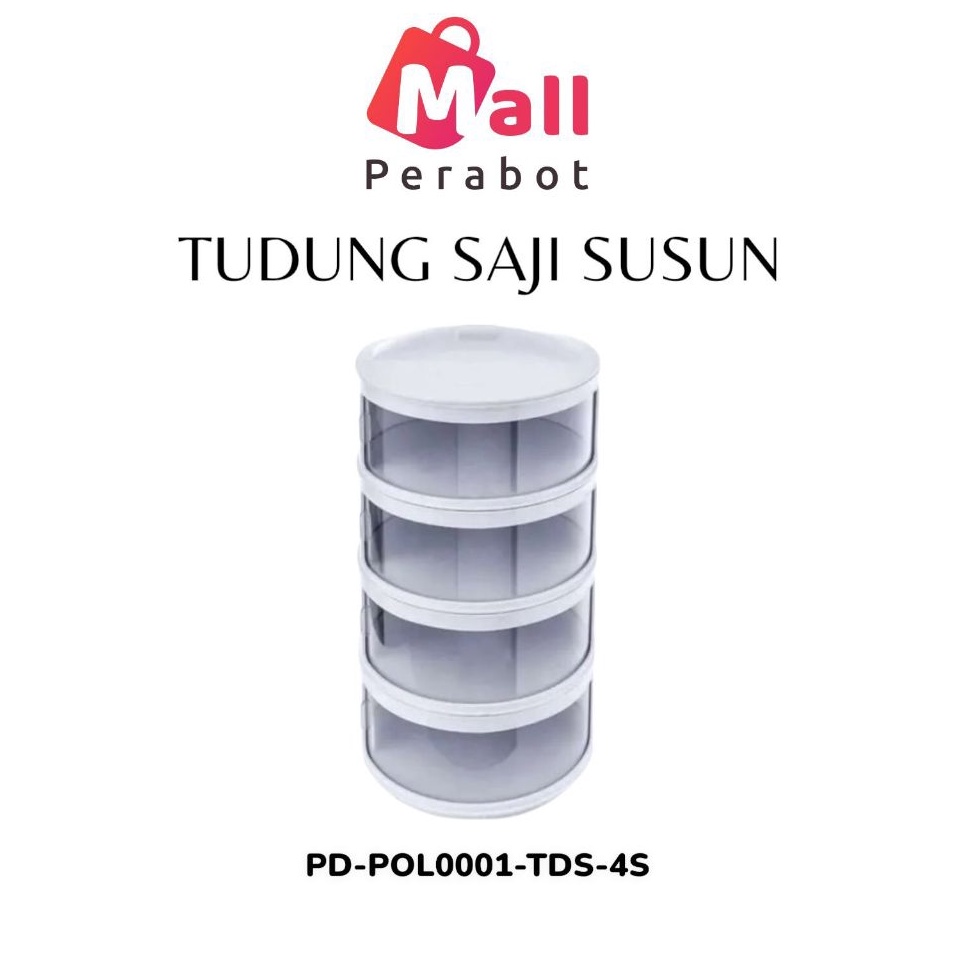 Model Terkini Mall Perabot  Tudung Saji n Modern Penutup Makanan 4  5 Tingkat Rak Penyimpanan Makana