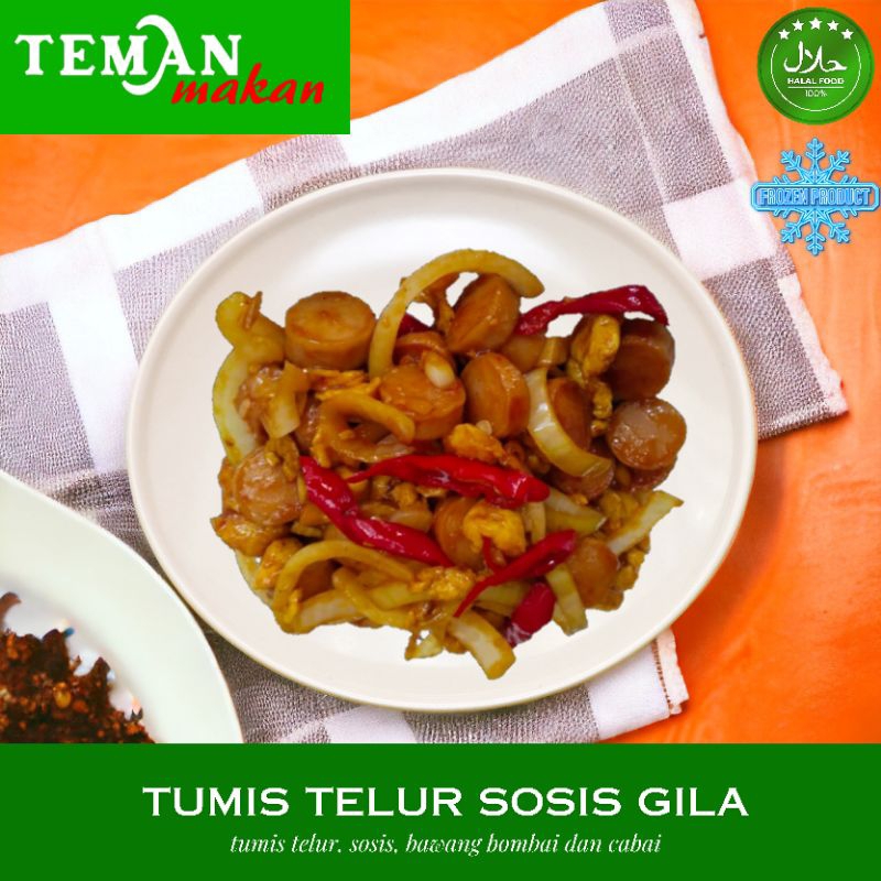

Teman Makan Tumis Telur Sosis Gila - Lauk Instan - Frozen Food
