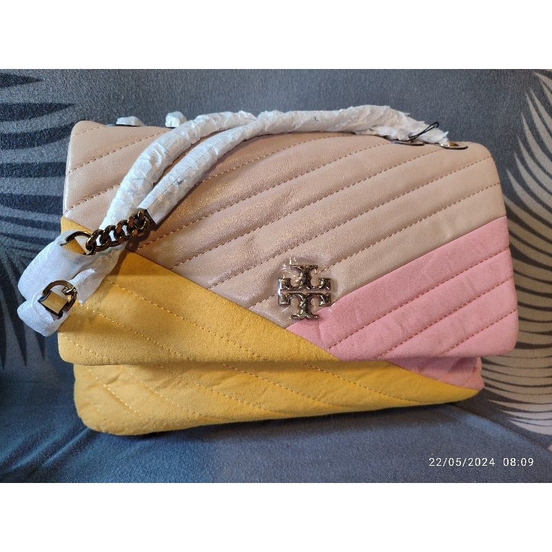 Tory Burch Kira Chevron Mixed convertable shoulder bag