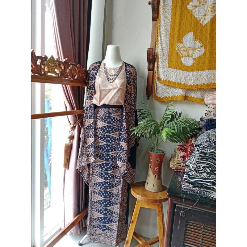 Set Outer Lilit || Setelan Wanita Jupri Kosongan By BSC.Etnik (Free Inner)