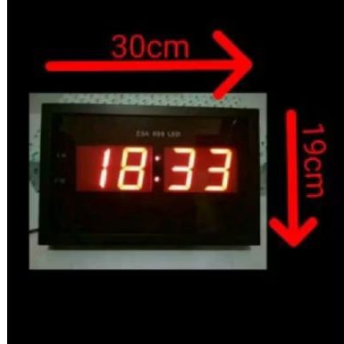 Jam dinding ESA digital 456