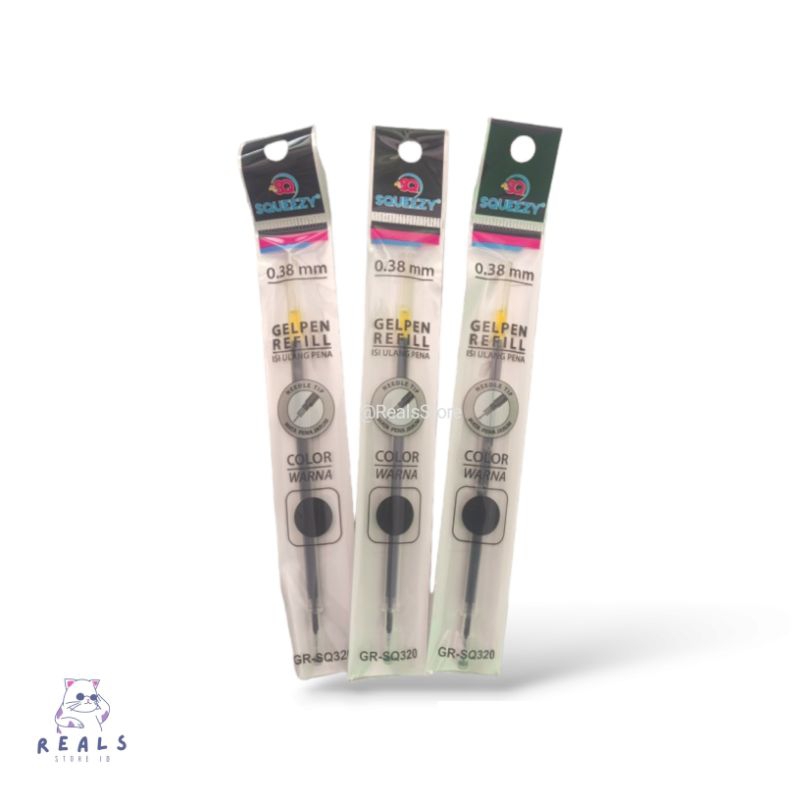 

Squeezy Gelpen Refill isi ulang pena 0.38mm