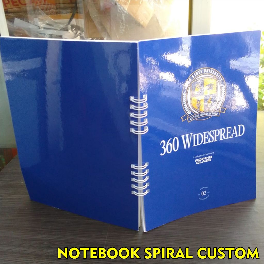 

Buku Tulis Custom Spiral / Buku Pribadi / Buku Agenda / Notebook