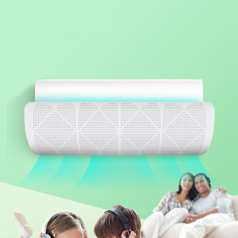 SUPERMARKET IMPORT Talang Ac Putih Polos Universal Penahan Ac Cover Penahan Angin AC Reflektor AC Ak