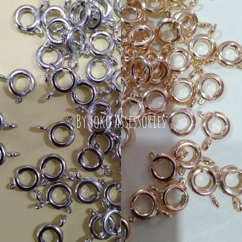 cantelan ring | kaitan kalung kaitan gelang | ring bulat besi | stoper bulat