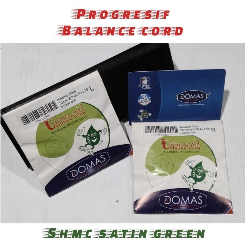 PROGRESIF BALANCE CLEAR HMC SATIN GREEN COATING BY DOMAS