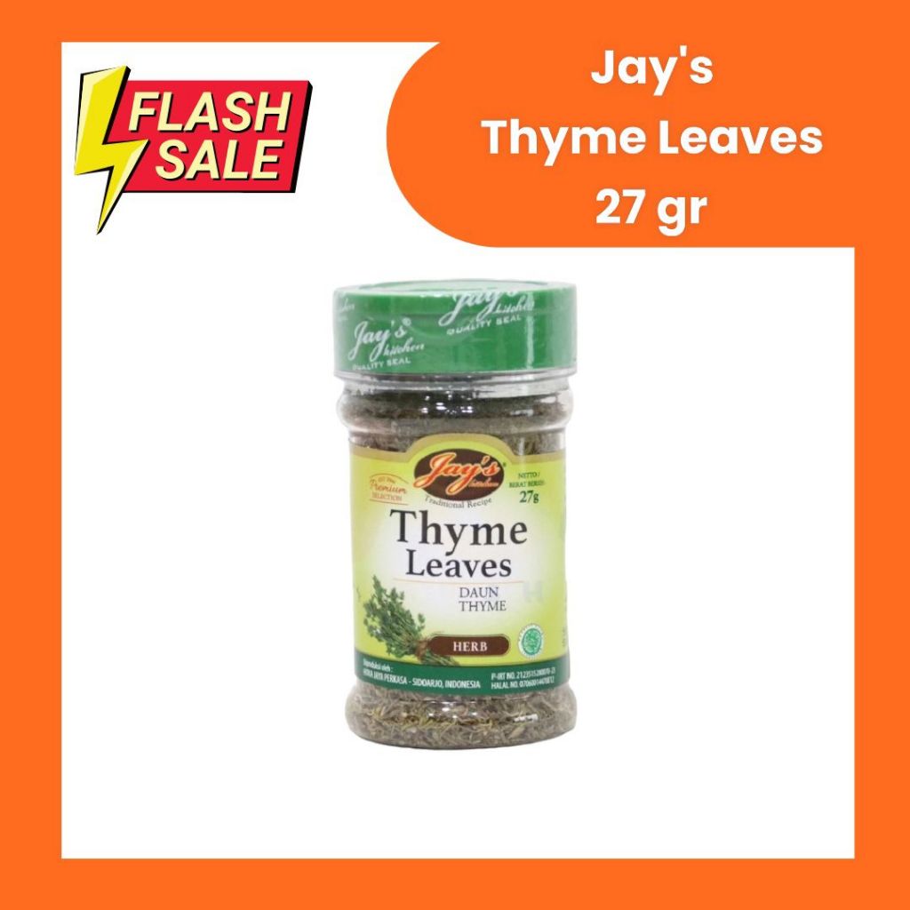 

JAY'S THYME LEAVES KEMASAN 27GR TERMURAH TERBAIK