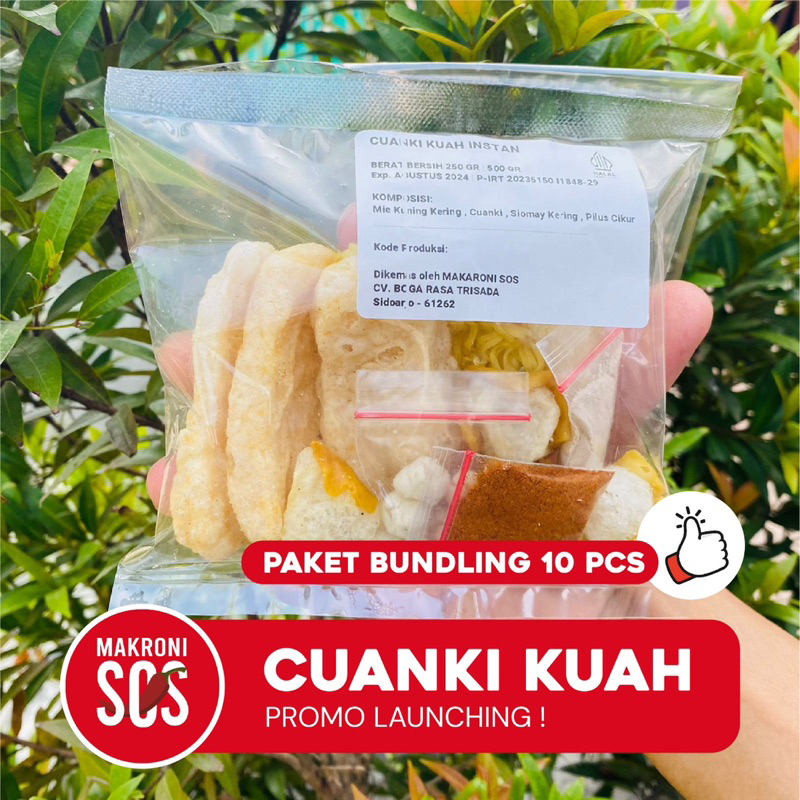 

Cuanki Kuah Bundling 10Pcs Cuanki Instant Termantap 10pcs