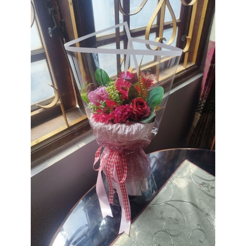 BUCKET RUSSIAN STYLE | buket korea kekinian | buket bunga palsu wisuda