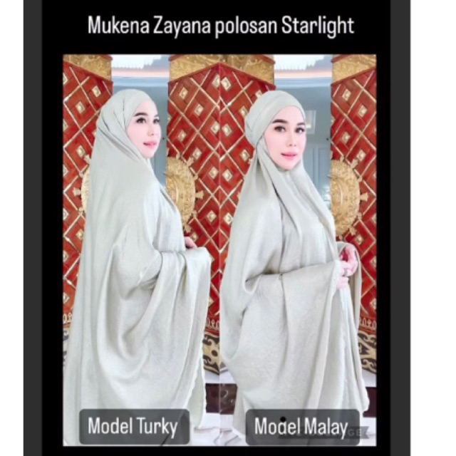 Mukena Starlight Malay by Zayana