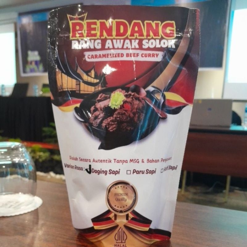 

Rendang daging solok kemasan 300 g