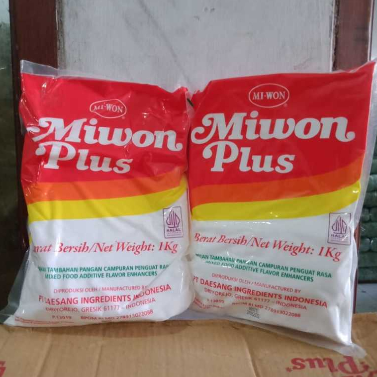 

[Pack 1KG] Bumbu Penyedap Tabur Micin Merk MIWON Plus Berat Isi 1KG