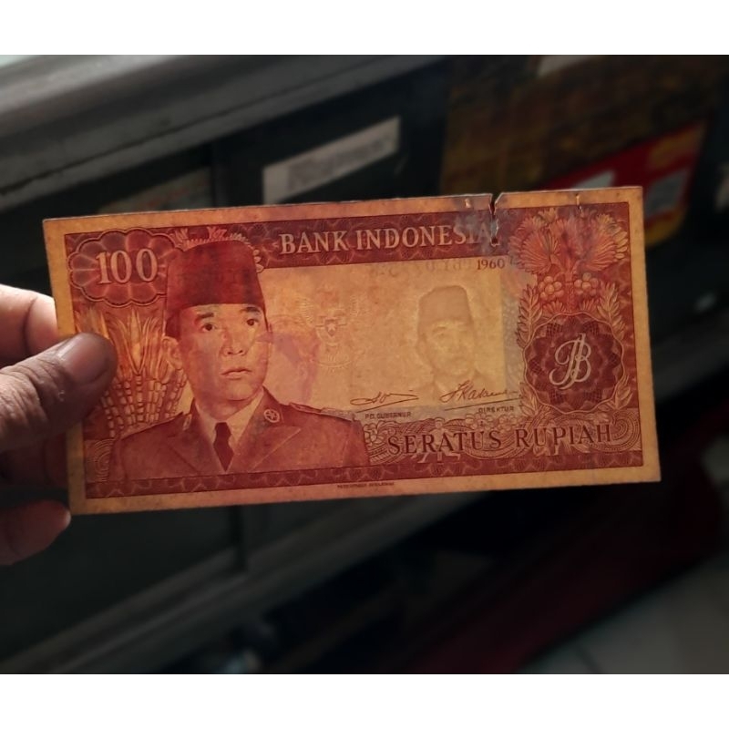 100 Rupiah Sukarno 1960