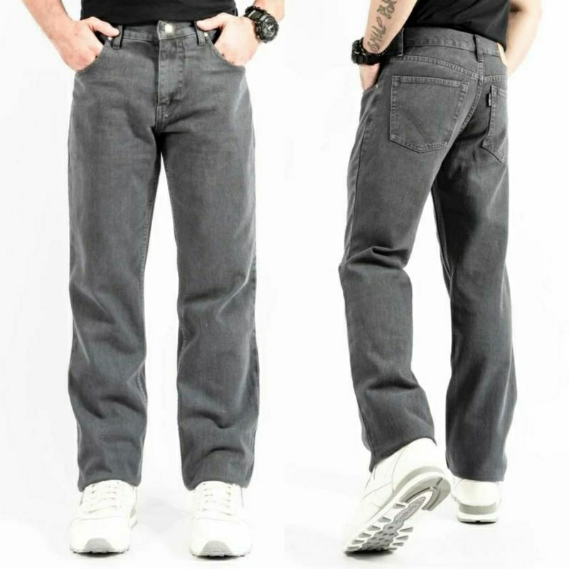 PROMO CELANA STANDAR JEANS REGULER PRIA RIPPED - CELANA PANJANG PRIA JEANS STANDAR - CELANA JEANS PR