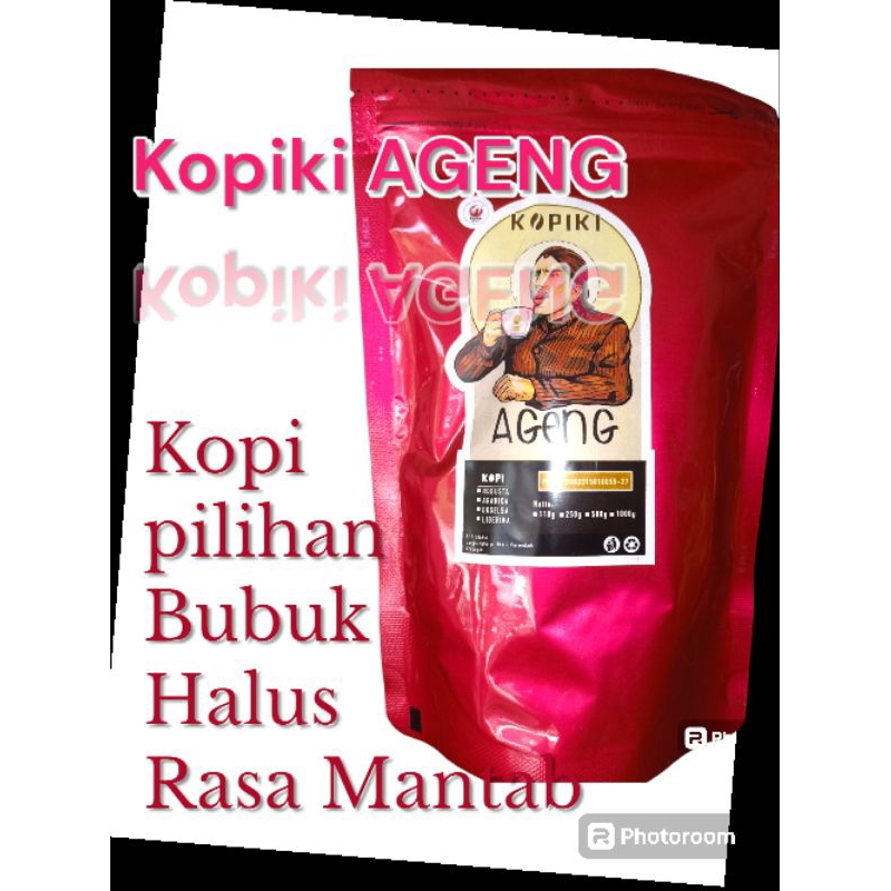 

KOPIKI AGENG ,100 GRAM BUBUK KOPI MURNI ROBUSTA PILIHAN HALUS DAN MANTAB