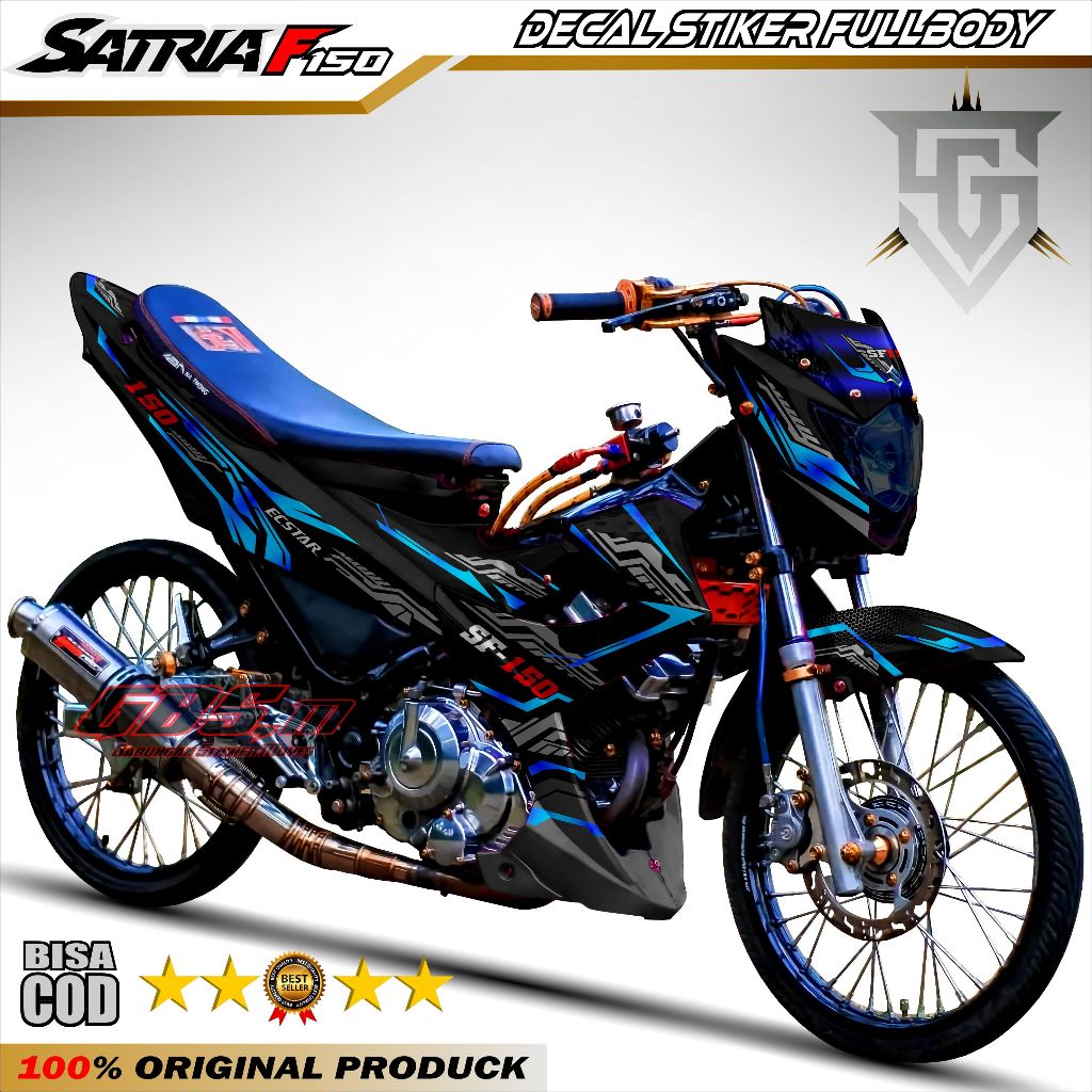 Decal Satria Fu Facelift 2014 Decal Stiker Satria Fu 2014 Fullbody Stiker Decal Variasi Stiker