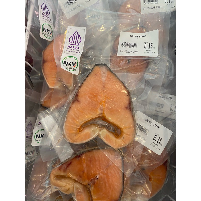 

Salmon Steak (Bagian Tengah) 100 Gram