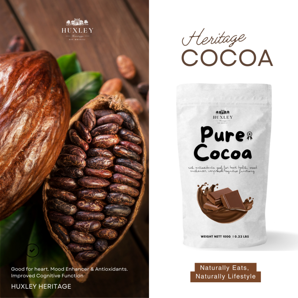 

Cocoa Max - Cokelat Bubuk Asli by Huxly Heritage Impor Premium Bubuk