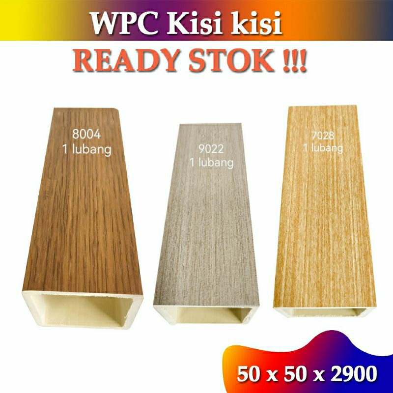 kisi kisi wpc termurah ( 50 x 50 x 2900)