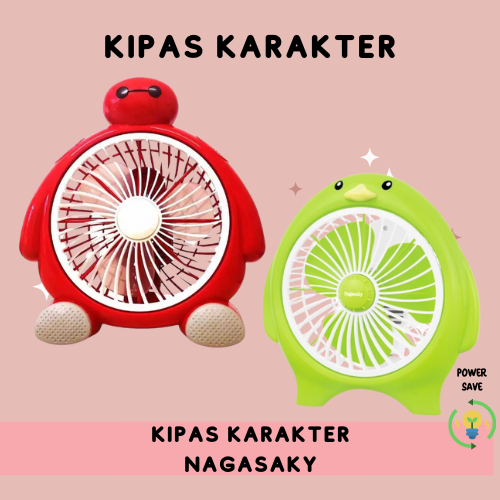 KIPAS ANGIN KARAKTER/KIPAS KARAKTER DUDUK/KIPAS KARAKTER PINGUIN/KARAKTER BAYMAX/KIPAS SNI/KIPAS KAR