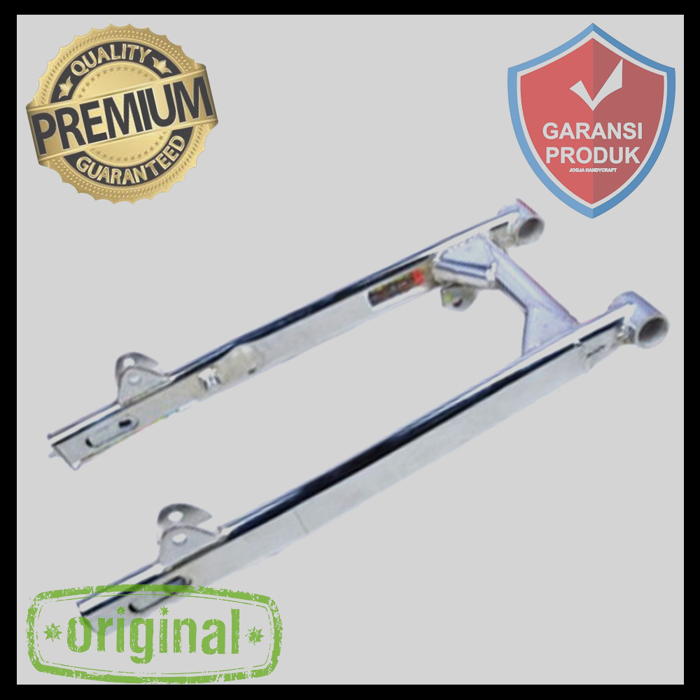 Swing Arem W175 Krom Full Set Setelan Swing Arm W 175 Krum Chrome PNP GL Megapro