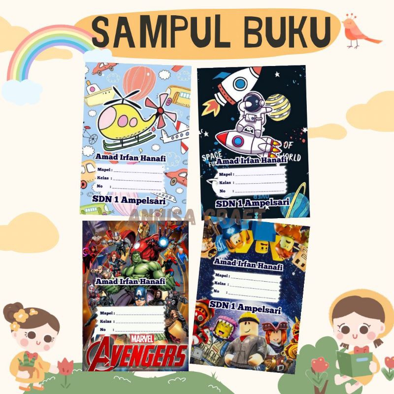 

Sampul buku custom nama bonus box