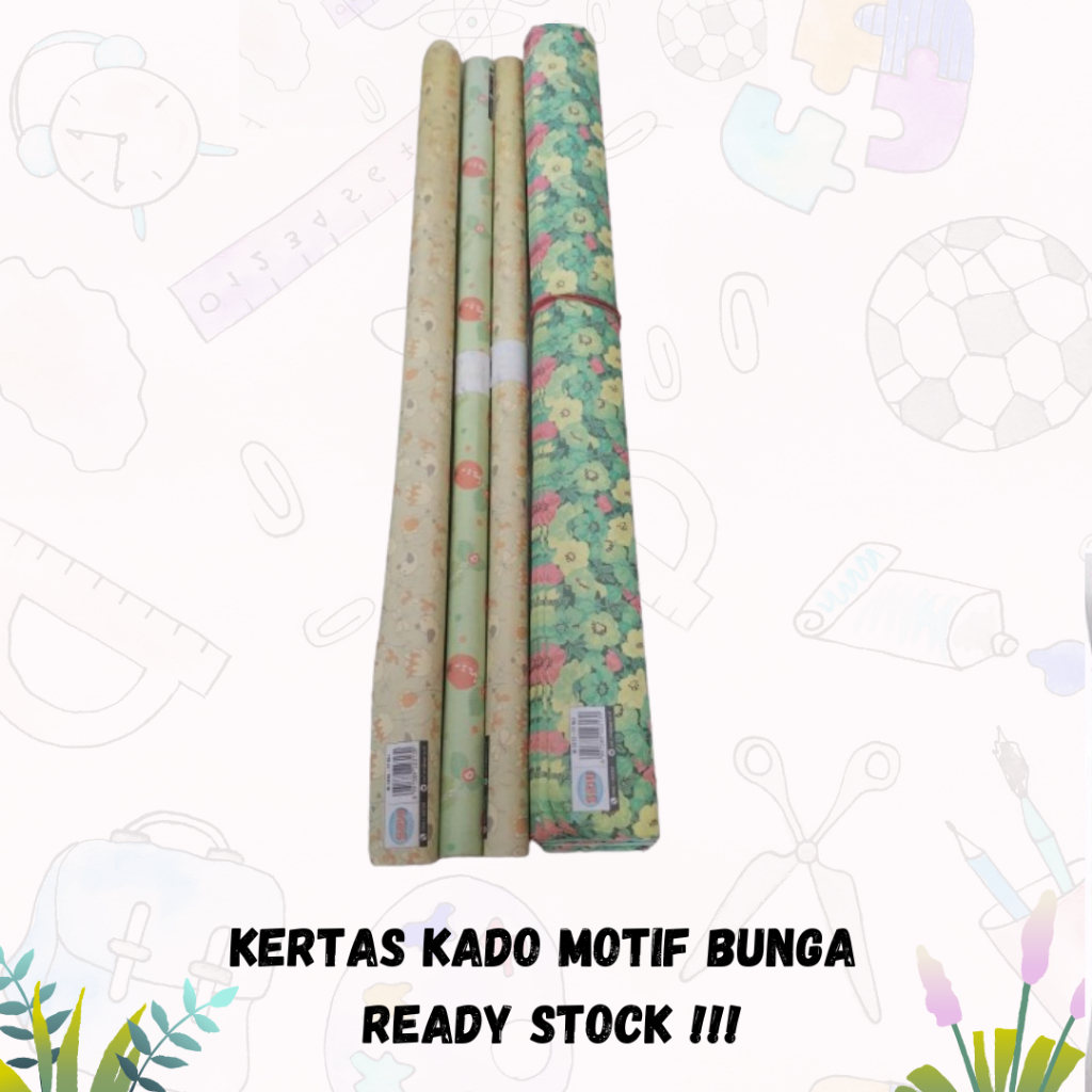 

KERTAS KADO MOTIF / KERTAS KADO BUNGA / 223130 ( PCS )