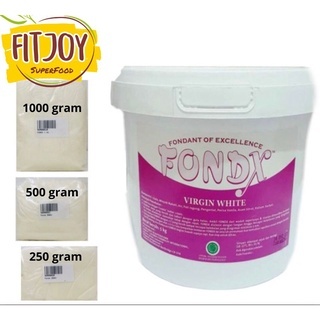 

Fondant Fondx Gula Dekor Hiasan Kue Fondant Putih Repack 100 gram 50gr 25gr