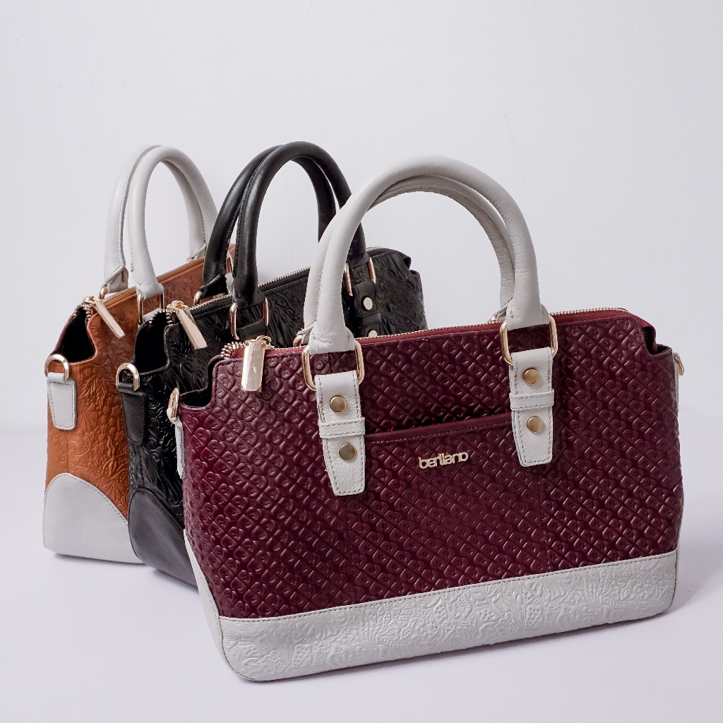 Fentwo Bag | GOLD SHINY | Tas Kulit Wanita | Berliano | Tas kulit