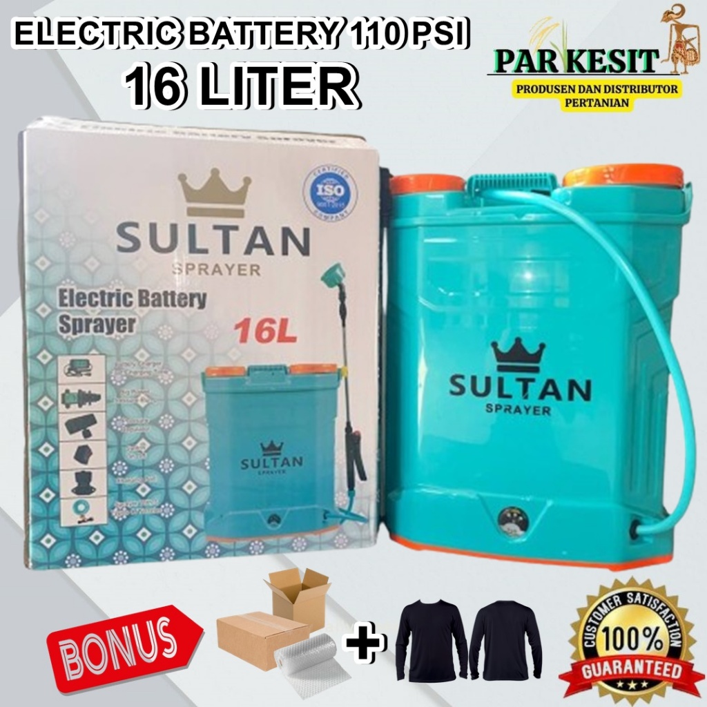 Sprayer Elektrik Sultan 16 Liter Tangki Semprot Petani