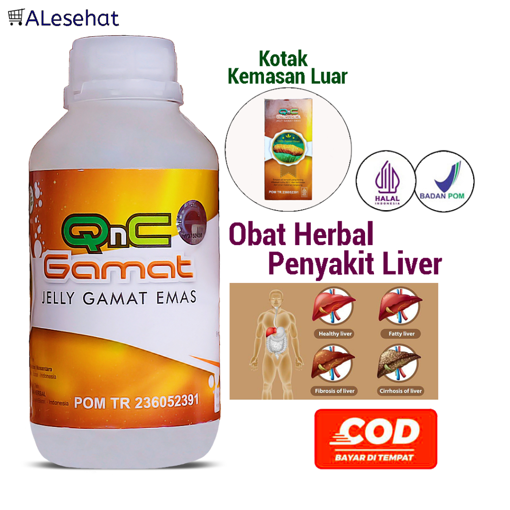 Obat Penyakit Kuning, Liver Hati Perut Bengkak & Bilirubin Tinggi Anak, Bayi, Dewasa - Qnc Gamat