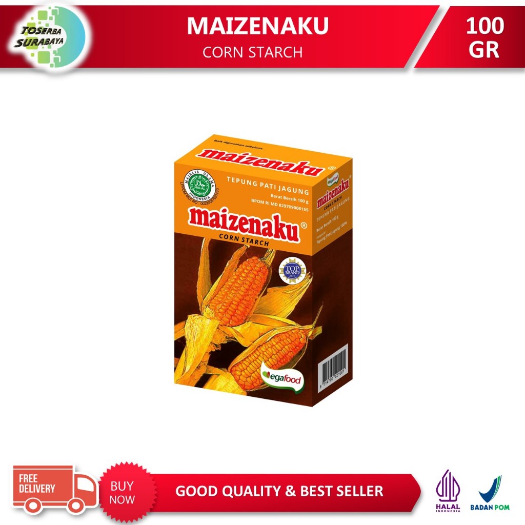 

MAIZENAKU 100gr Tepung Pati Jagung / Tepung Maizena BEST Product