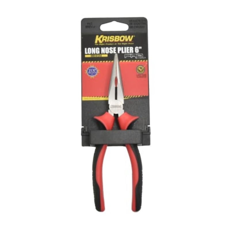 KRISBOW TANG LONG NOSE 6 INCI LONG NOSE PLIER 6INCH LPLP6