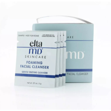 Elta MD Foaming Facial Cleanser 2ml gentle enzyme cleansing face wash sample/travel size