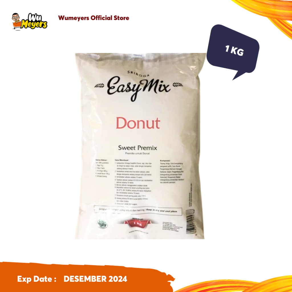 Tepung Easymix Donut 1kg Sriboga