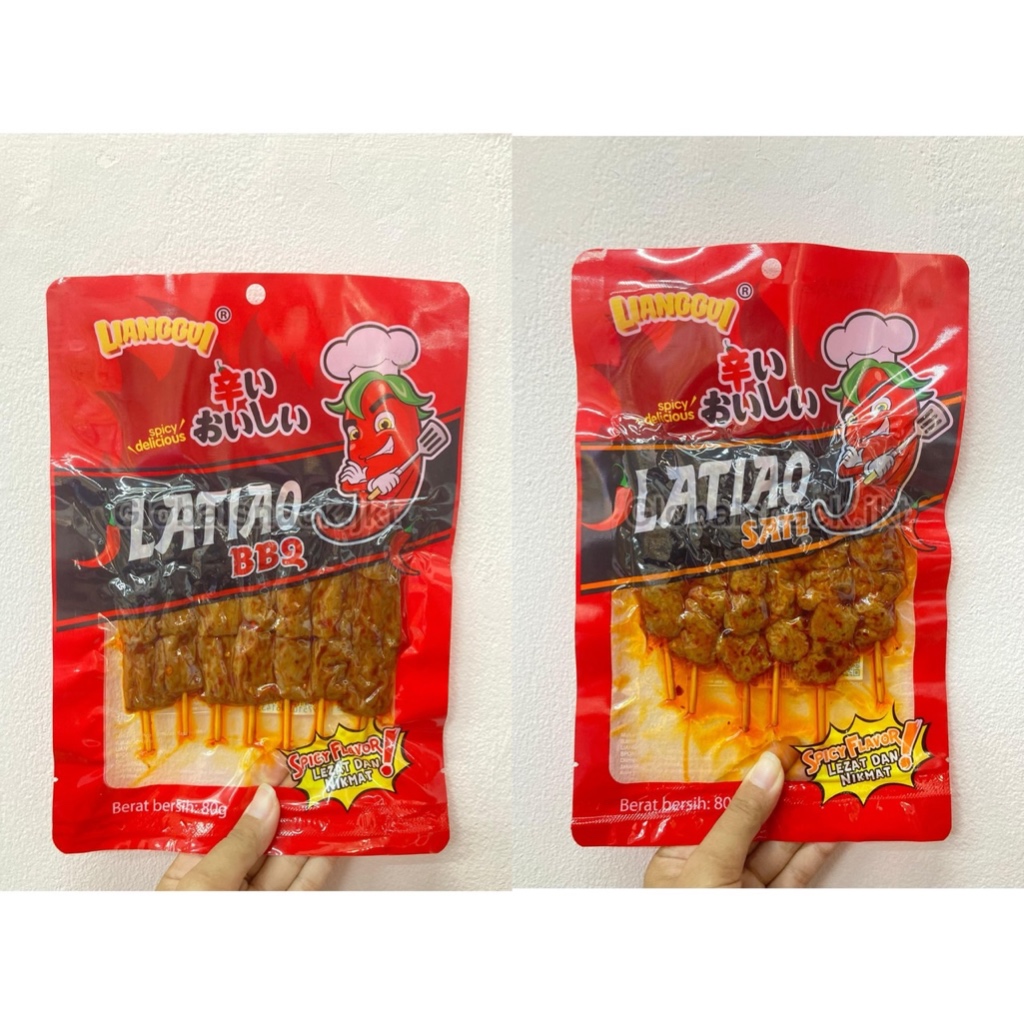 

LIANGGUI LATIAO SATE SPICY / LA TIAO SATE BBQ BAR SPICY