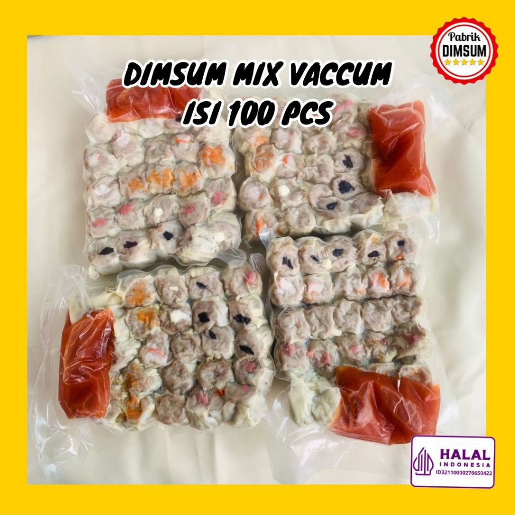 

DIMSUM VACUUM isi 100 bisa kirim Luar Kota