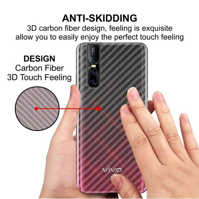 ANTI GORES BELAKANG HP SKIN CARBON REALME C11 C15 C12 C25 NARZO 20 NARZO 30A SKIN STIKER HP -DC