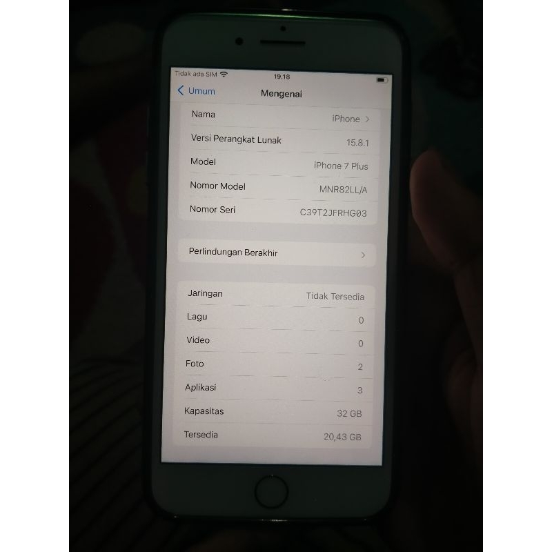 iPhone 7plus 32gb second