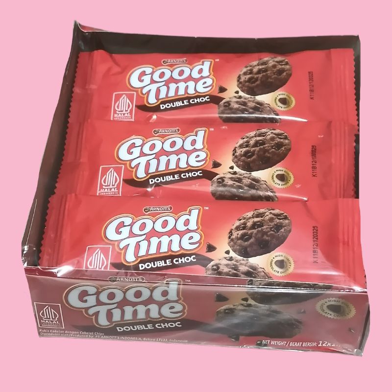 

Good Time 2 Keping Double Chocolate Cookies Chocochips 10gr [12 sachet/box]